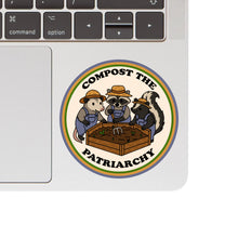 Compost The Patriarchy Vinyl Sticker