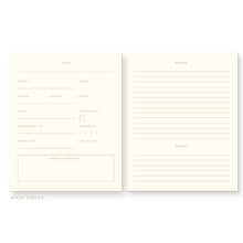 Book Club Member Book Log Reading Journal: Deep Blue Cover | White Ink