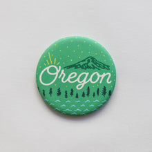 Oregon Landscape Round Magnet
