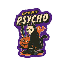 Cute Psycho Cat  Vinyl Sticker
