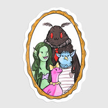 Cryptid Family Portrait Vinyl Sticker