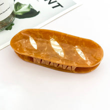 Baguette Acetate Hair Claw Clip – Creative & Fun: Brown