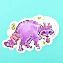 Space Raccoon Vinyl Sticker