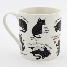 Cattitude Mug: Dishwasher safe and microwaveable.