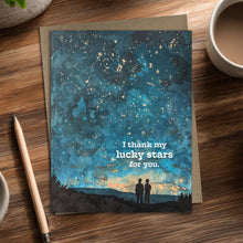 Lucky Stars – Recycled Love Card for Stargazers