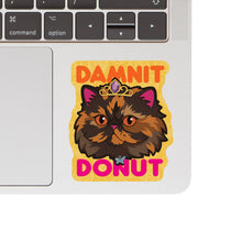 Damnit Donut  Vinyl Sticker