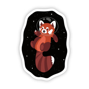 Red Panda Astronaut Sticker