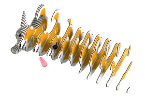 EUGY Welsh Corgi 3D Puzzle