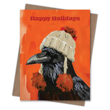 Raven Happy Holidays Card