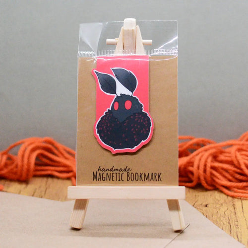 Spooky Mothman Magnetic Bookmark
