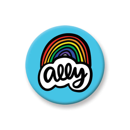 Lgbtq Ally Pin-Back Button