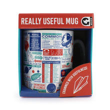 Really Useful Mug: Dishwasher safe and microwaveable.
