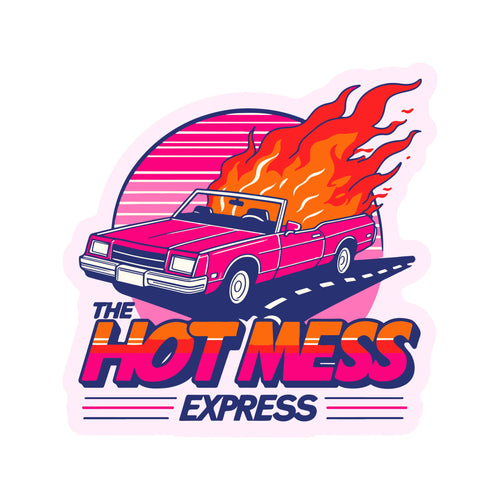 80s Funny Bright Humor Nostalgia High Quality Vinyl Sticker