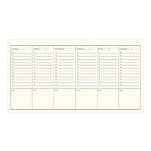 Mushroom Undated Weekly Planner