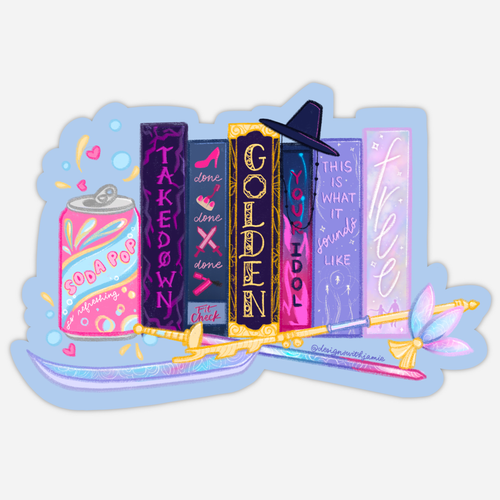 KPOP Demon Hunters Book Sticker