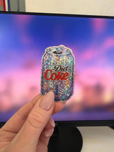 Disco Ball Diet Coke Can Sticker: Vinyl Decal: Holographic