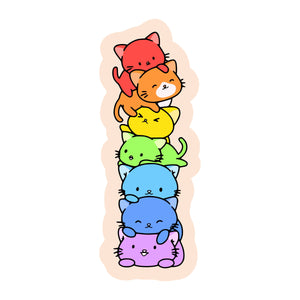 LGBTQ Kitty Purride Vinyl Sticker