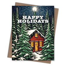 Bright Star Cabin Happy Holidays Card