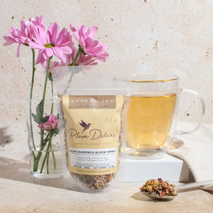 Calm Chamomile Bloom Lavender Rose Herbal Tea