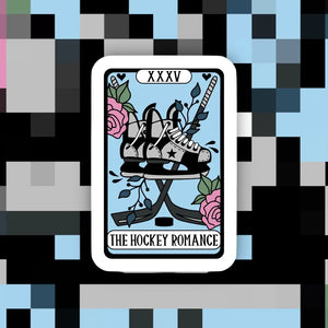 Reader the Hockey Romance Tarot Sticker