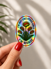 Not Like Other Girls Sticker, Venus Fly Trap