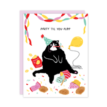 Birthday Cat Party 'Til You Plop: 🌏 Plastic-free Paper Tab
