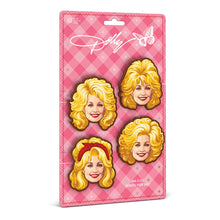 Dolly Parton Bag Clips, Set of 4, Iconic Hairstyle Designs
