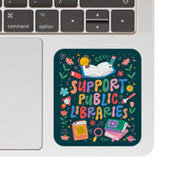 Book Community Schools Library High Quality Vinyl Sticker