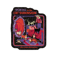 Portal to the Cat Dimension Quality Vinyl Sticker