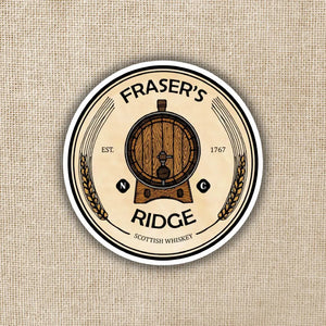 Fraser's Ridge Scottish Whiskey Sticker