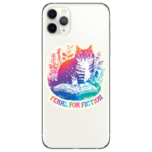 Feral for Fiction Cute Kitty Cat High Quality Vinyl Sticker