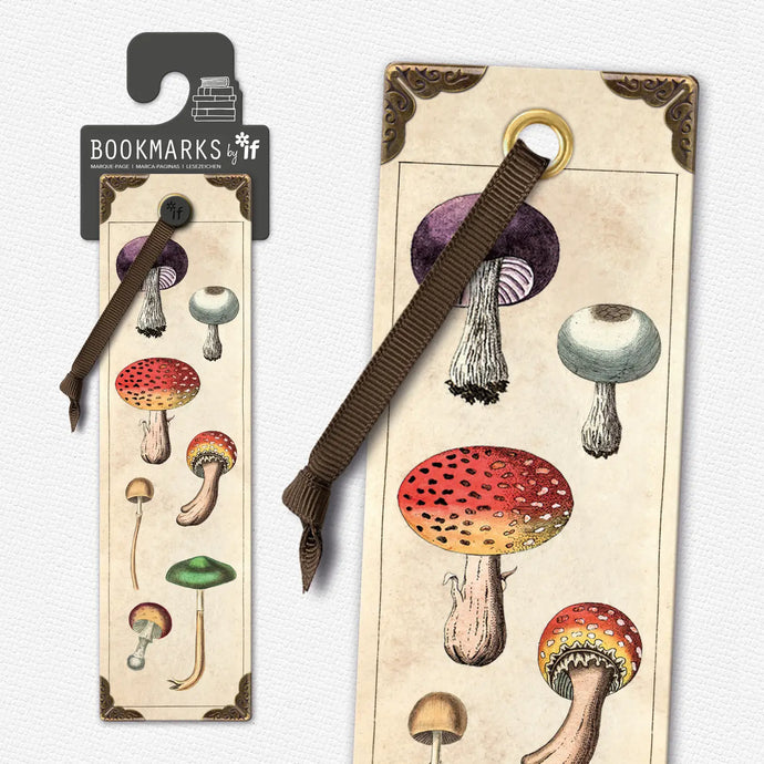 Mushroom Vintage Bookmark