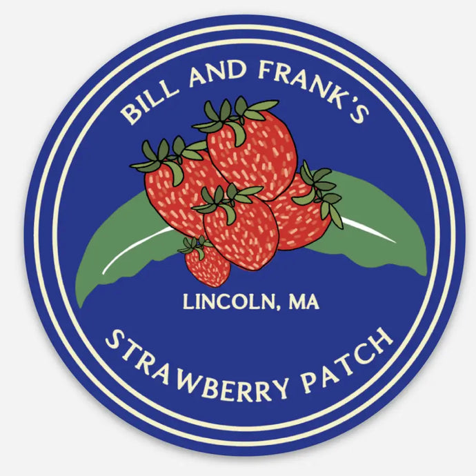 Bill and Frank's Strawberry Patch Sticker