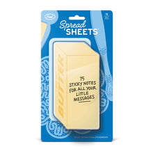 SPREAD SHEETS - Butter Sticky Notes