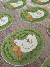 Hug Your Friends - Cute Chicken Vinyl Sticker