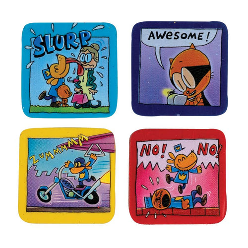 Dog Man Comic Eraser