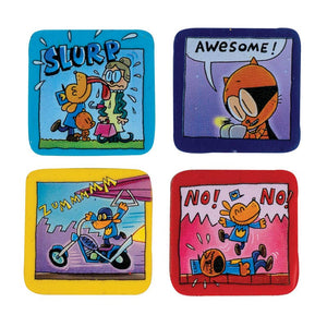 Dog Man Comic Eraser