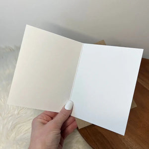 "More books than responsibilities" Bookish Birthday Card
