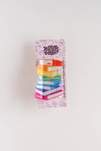 Booked Solid Book Stack Hair Claw for Readers in Rainbow