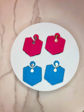 Booked & Beadsy Reading Earrings Beaded Book Dangle Jewelry: Blue