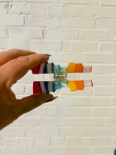 Booked Solid Book Stack Hair Claw for Readers in Rainbow
