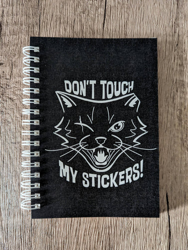Don't Touch My Stickers! - Reusable Sticker Book - 50 Pages