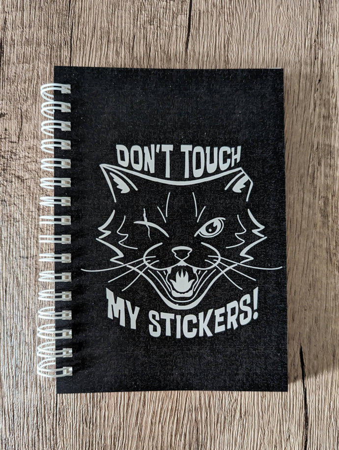 Don't Touch My Stickers! - Reusable Sticker Book - 50 Pages