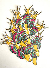 Vibrant Voyager Snail - Vinyl Sticker