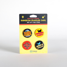 Dungeon Crawler Carl Button Pin Set | Dungeon Crawler Carl