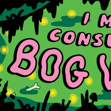 Bog Witch Sticker, 2.25" x 5"