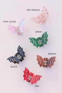 Halloween Bat Hair Clip Hair Claw: Black