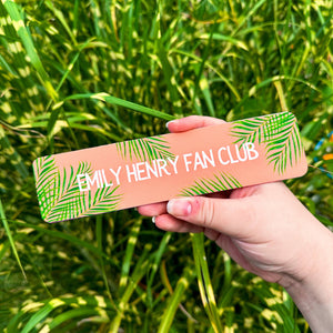 Emily Henry Fan Club Bookmark