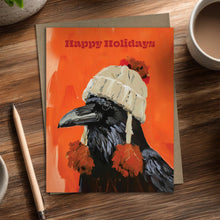 Raven Happy Holidays Card