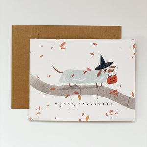 Happy Halloween Dog Greeting Card